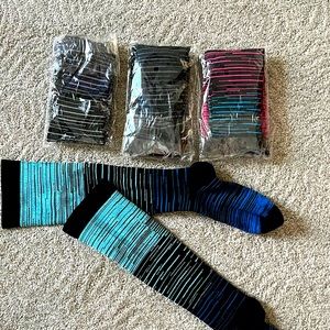 5 pair compression knee socks. New! Five pair!